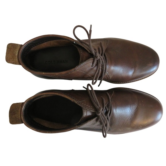 Cole Haan Mens Charles Brown‎ Leather Chukka Boots C11847 Size 9.5 M main image 11